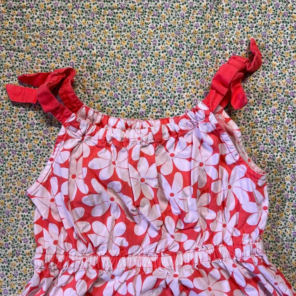GYMBOREE GIRLS FLORAL DRESS SIZE 7 GUC